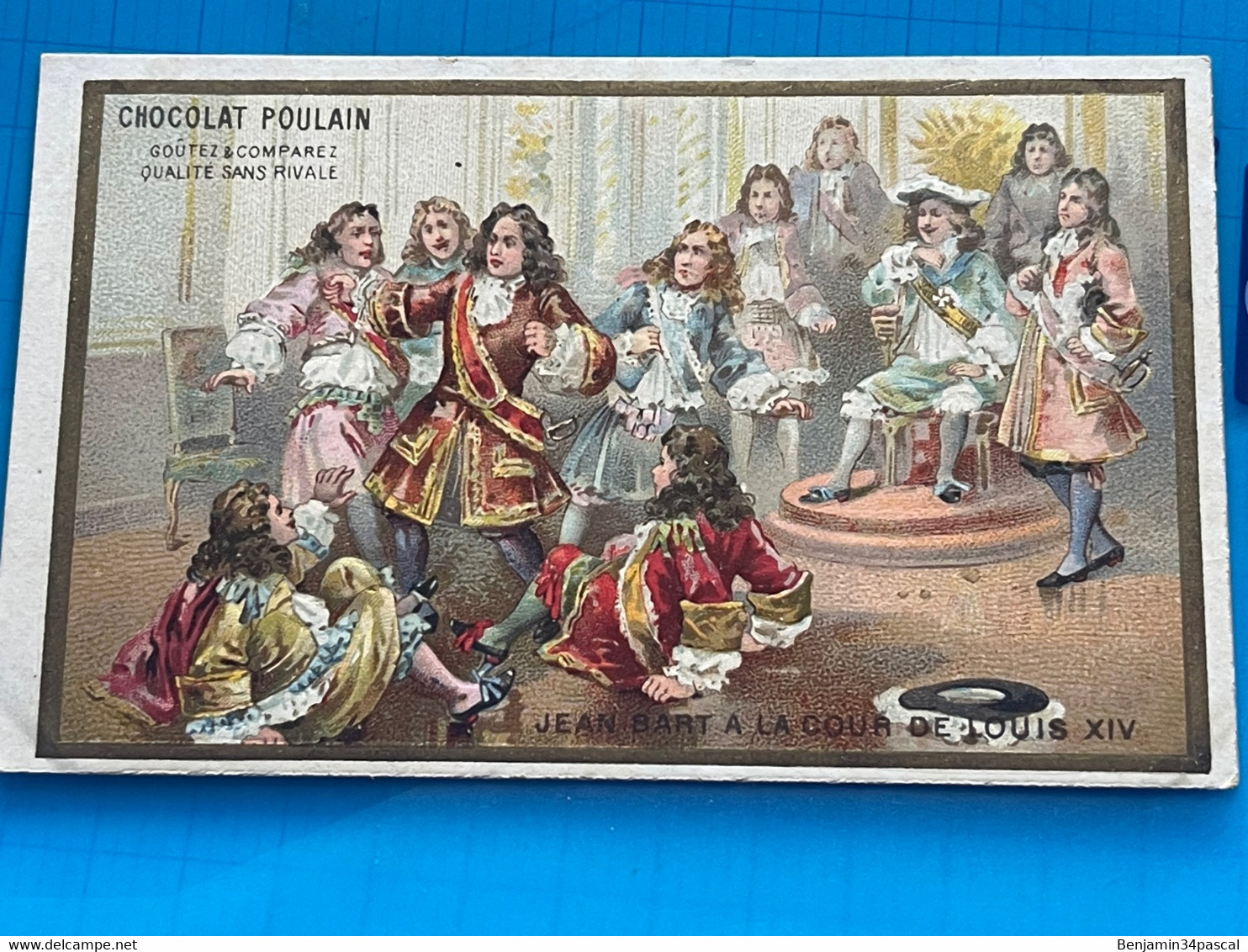 Carte Image Chromo Chocolat Poulain  - Jean Bart à La Cour De Louis XIV - Chocolat