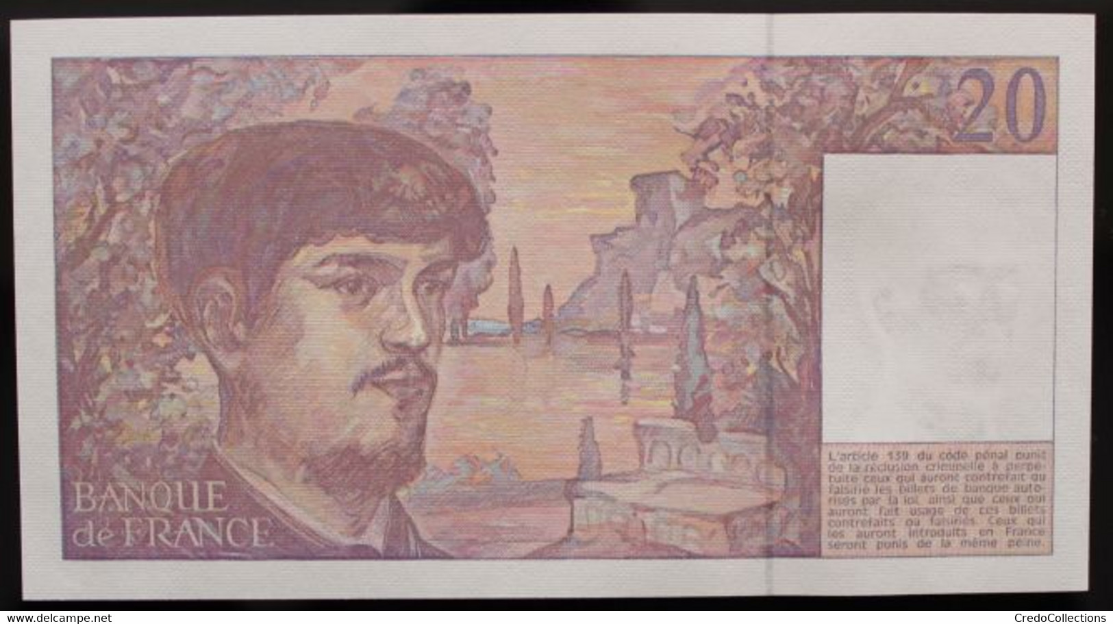 France - 20 Francs - 1992 - PICK 151f.1 / F66bis.3 - NEUF - 20 F 1980-1997 ''Debussy''