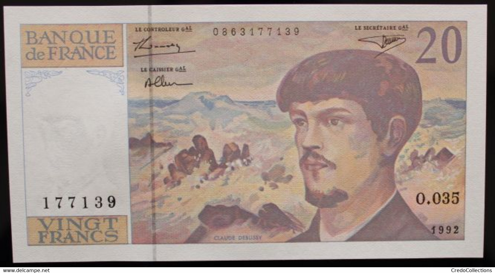 France - 20 Francs - 1992 - PICK 151f.1 / F66bis.3 - NEUF - 20 F 1980-1997 ''Debussy''