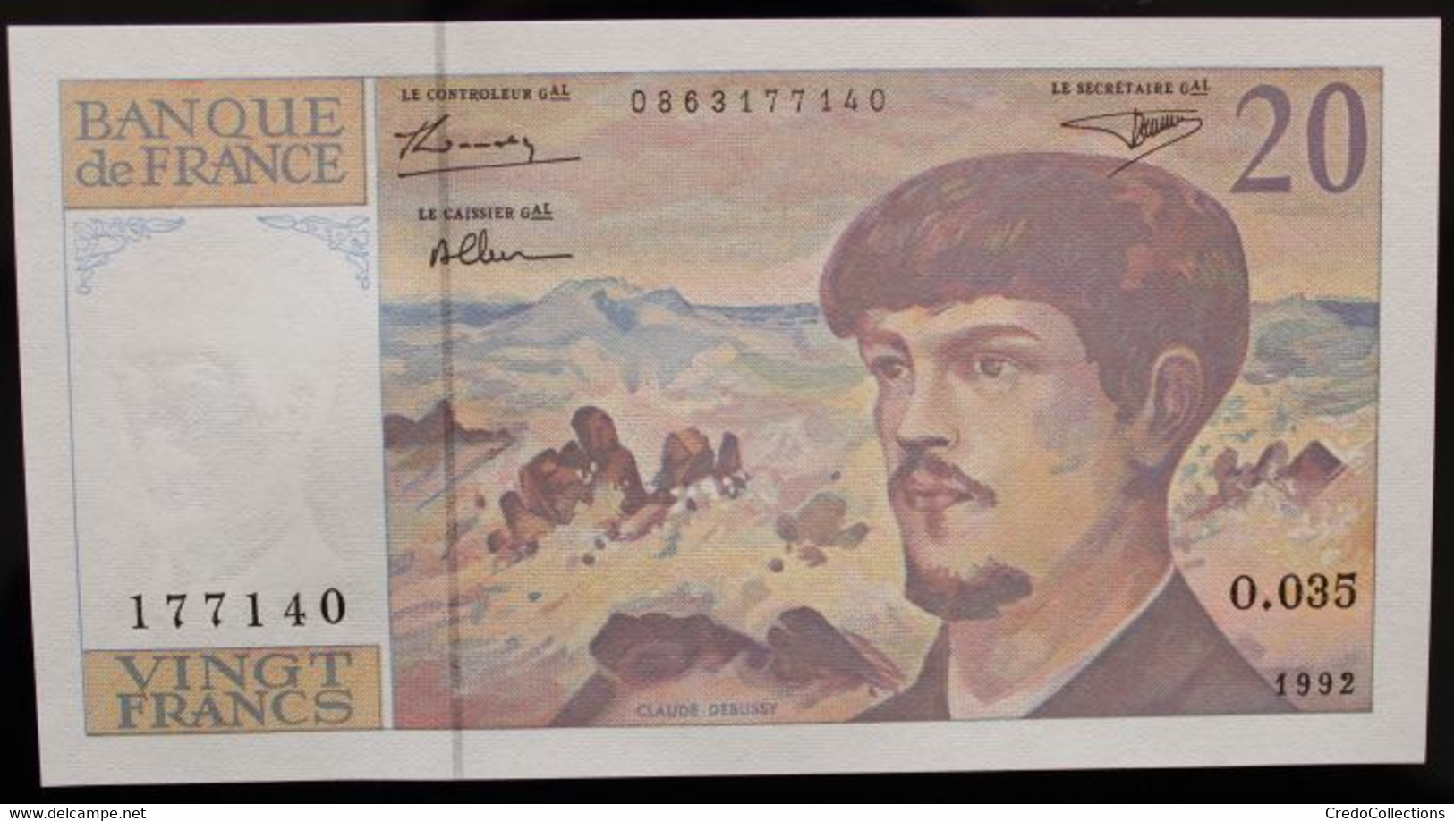 France - 20 Francs - 1992 - PICK 151f.1 / F66bis.3 - NEUF - 20 F 1980-1997 ''Debussy''