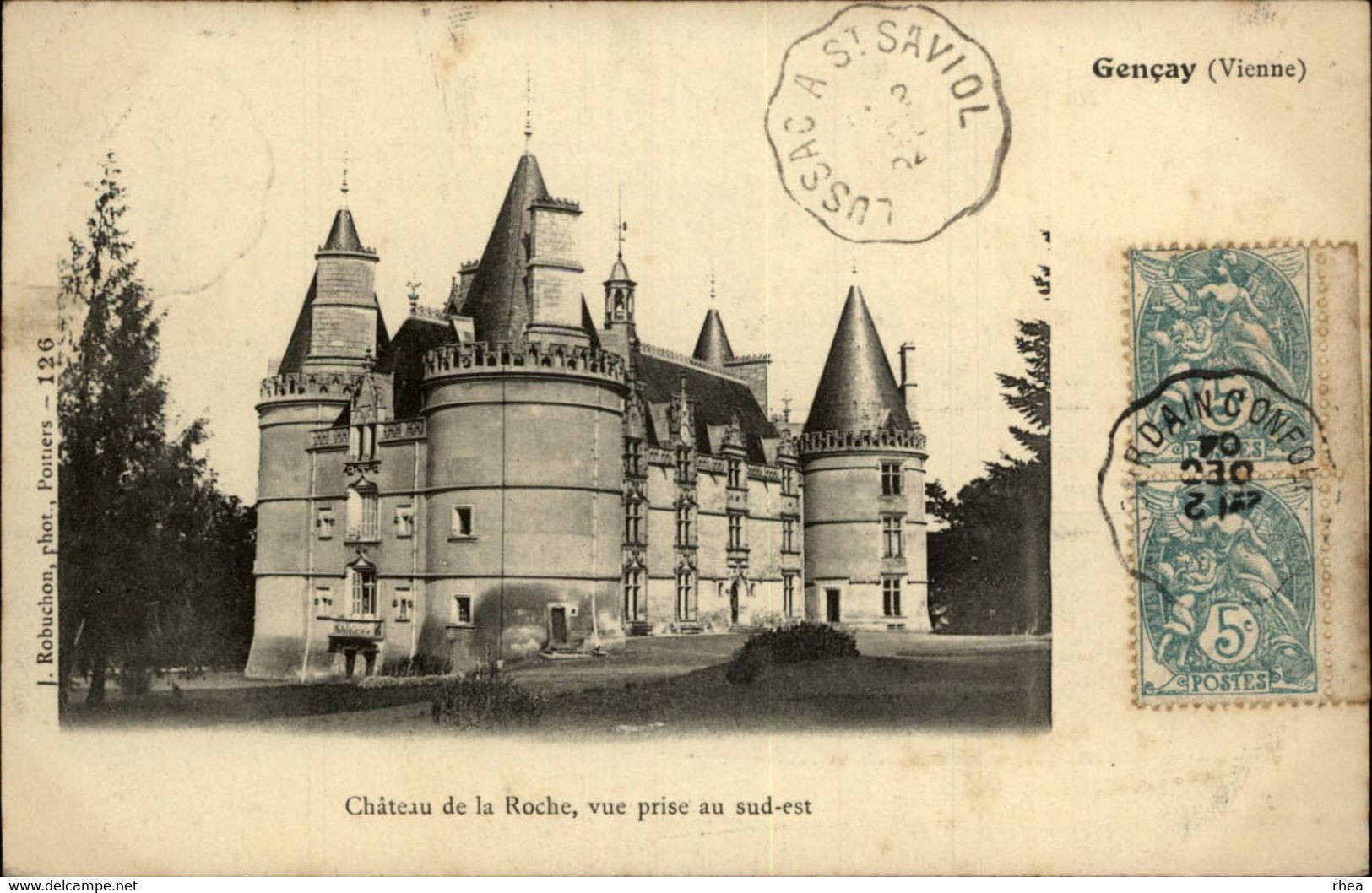 86 - GENCAY - Château De La Roche - Gencay