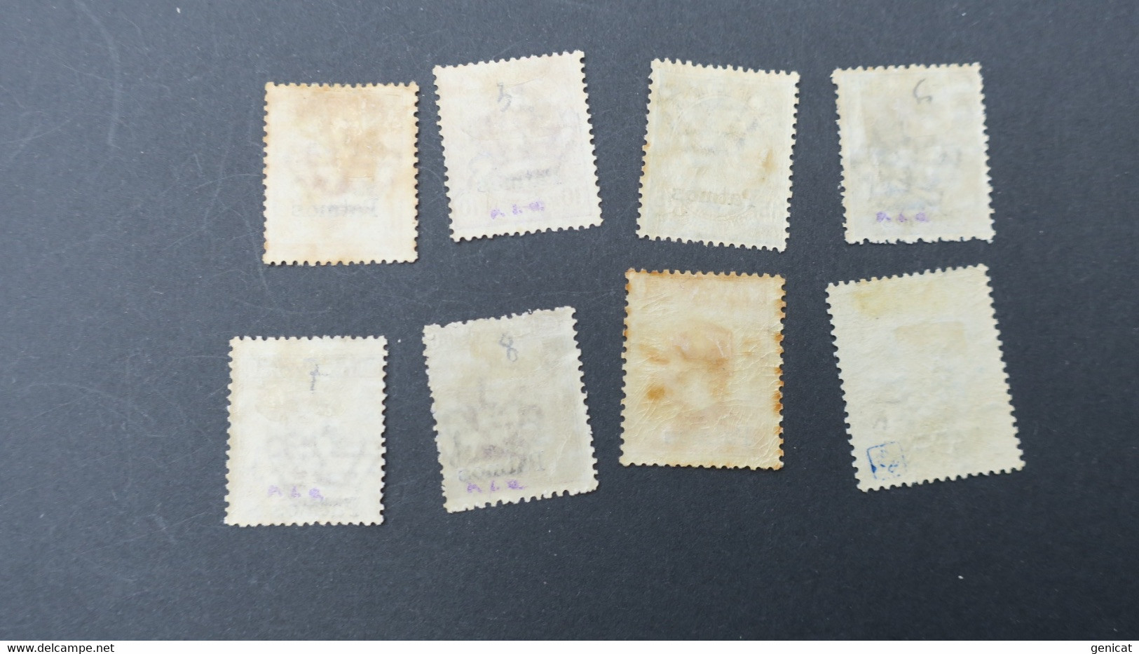 Egée Patmo Colonies Italiennes Lot Entre N° 1 Et 9 ( 8 Timbres ) Voir Scans - Egeo (Patmo)