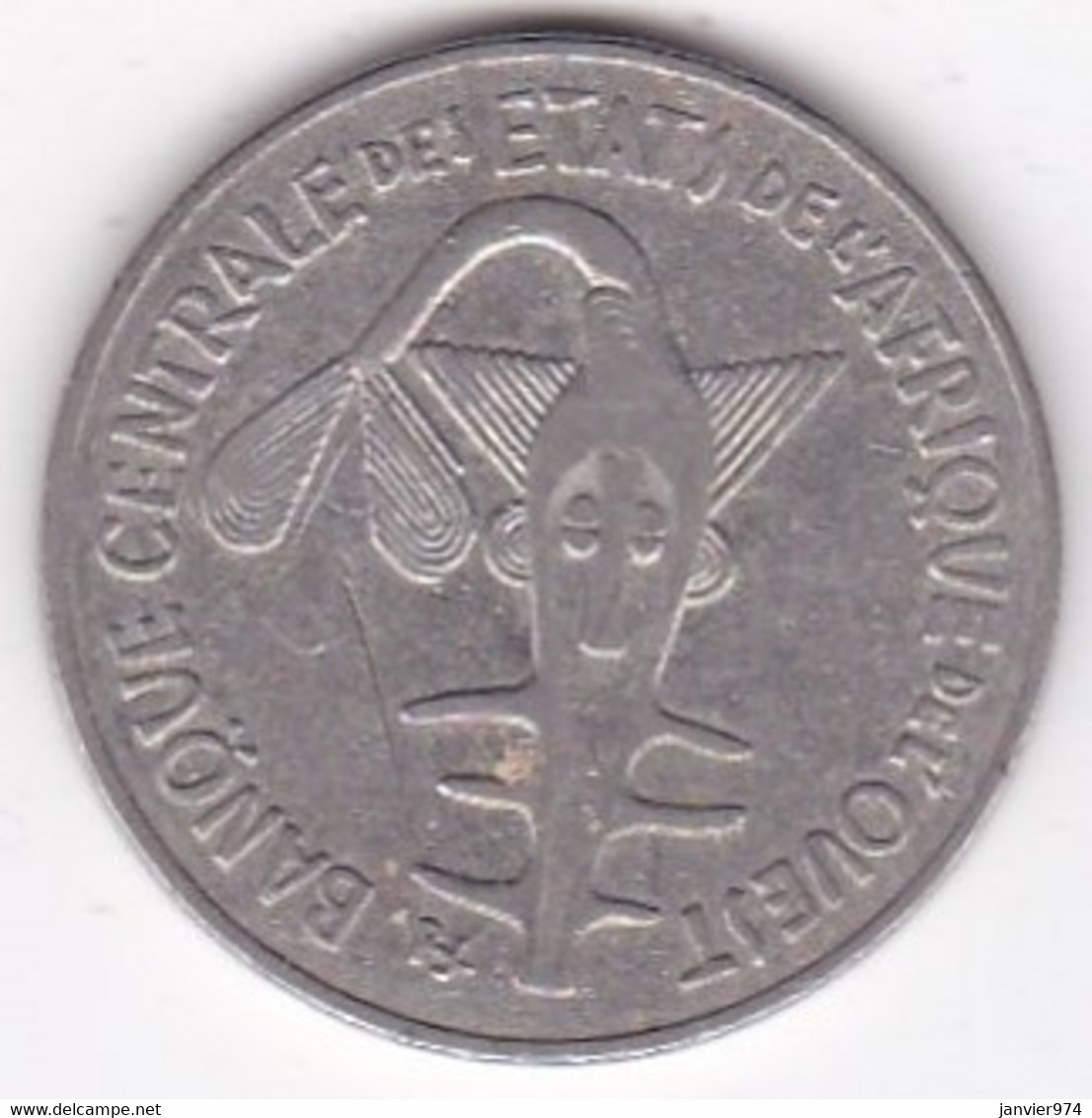 États De L'Afrique De L'Ouest 100 Francs 1996 , En Nickel, KM# 4 - Andere - Afrika