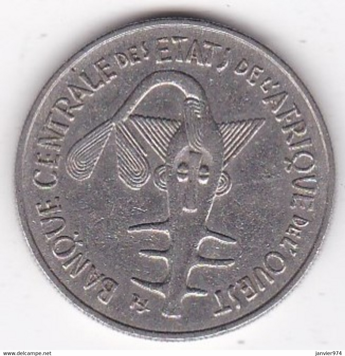 États De L'Afrique De L'Ouest 100 Francs 1970 , En Nickel, KM# 4 - Andere - Afrika