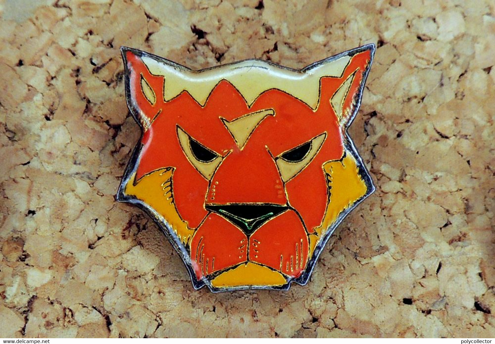 Pin's SPORT - BASEBALL USA - The TIGERS ( Tigre ) - Verni époxy - Fabricant AGB ATLANTA - Béisbol