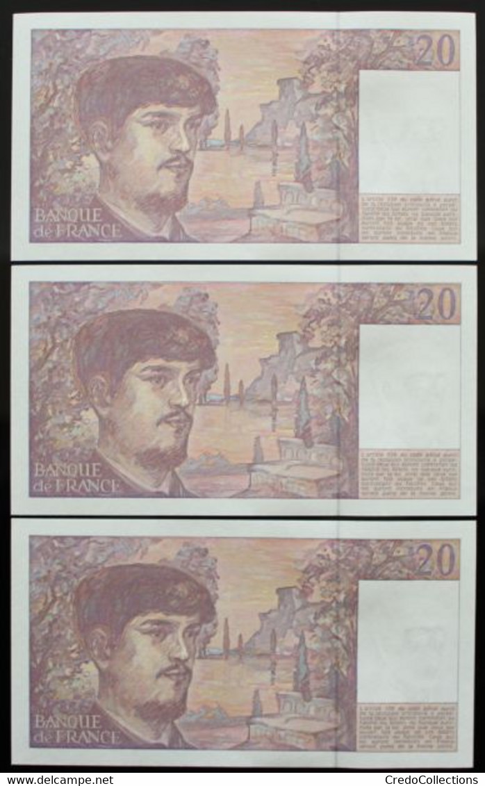 France - 20 Francs - 1992 - PICK 151f.1 / F66bis.3 - NEUF (10 Billets) - 20 F 1980-1997 ''Debussy''