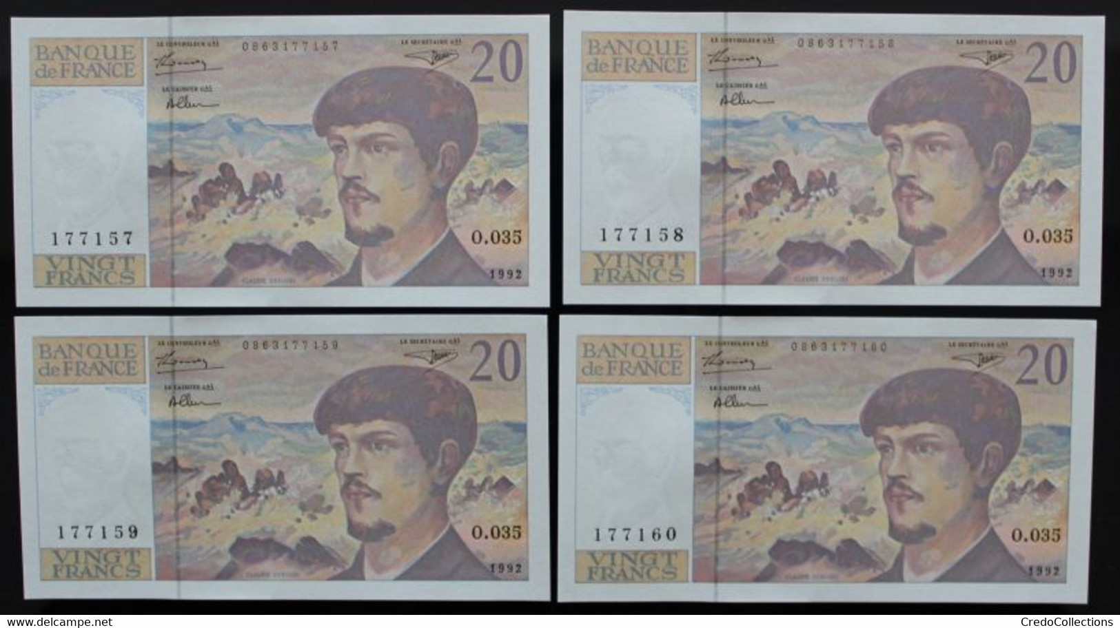 France - 20 Francs - 1992 - PICK 151f.1 / F66bis.3 - NEUF (10 billets)