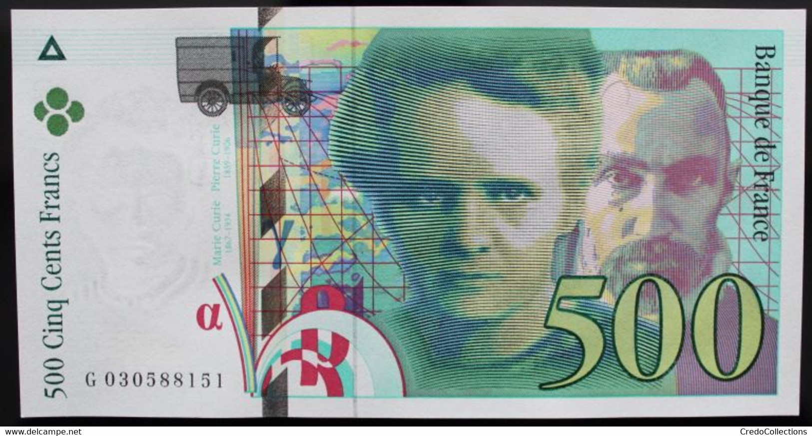 France - 500 Francs - 1994 - PICK 160a.1 / F76.1 - NEUF - 500 F 1994-2000 ''Pierre En Marie Curie''