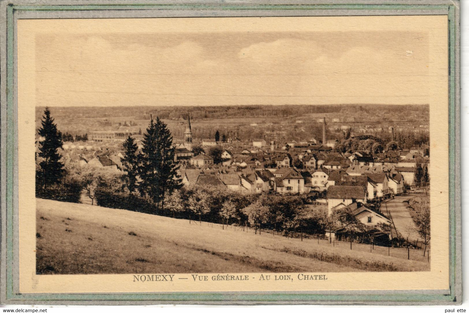 CPA - (88) NOMEXY - Aspect Du Bourg En Vue Générale En 1930 - Nomexy