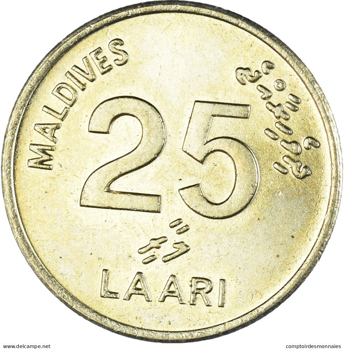 Monnaie, Maldives, 25 Laari, 1996 - Maldive