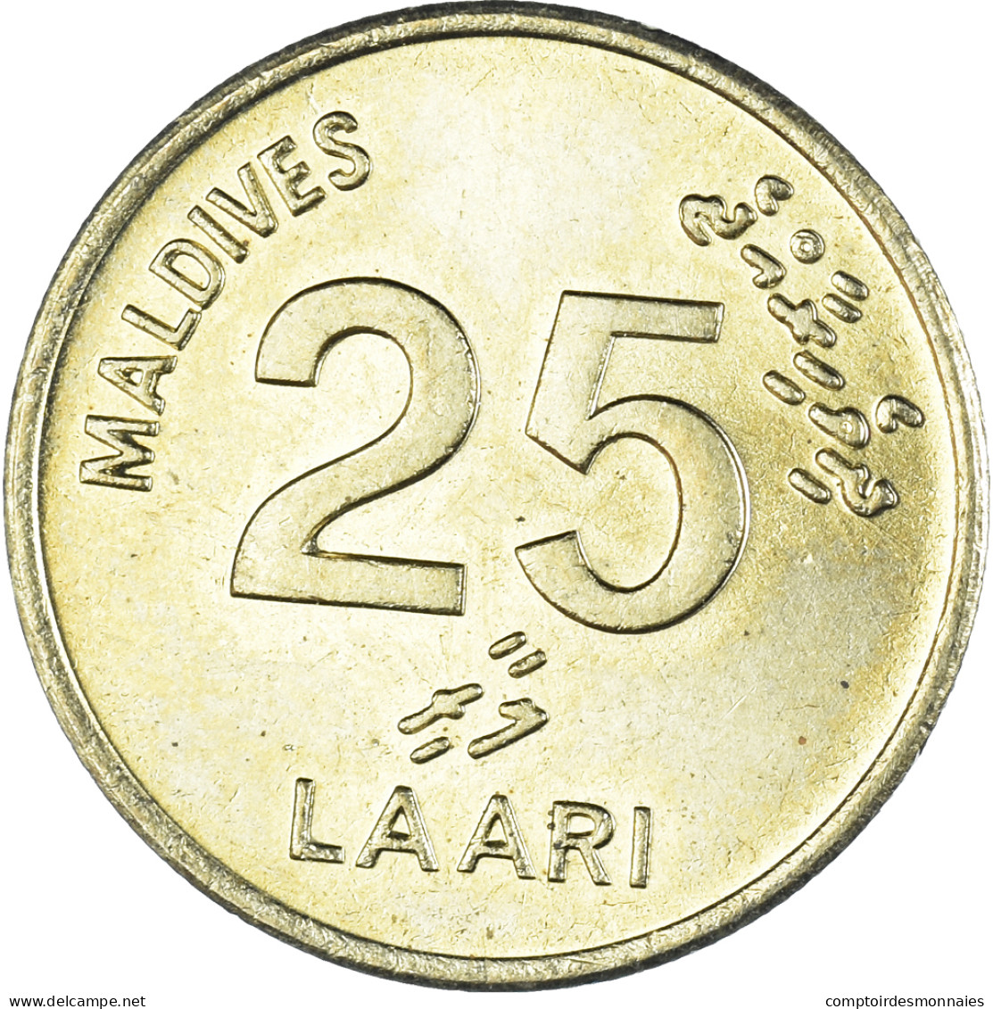 Monnaie, Maldives, 25 Laari, 1996 - Malediven