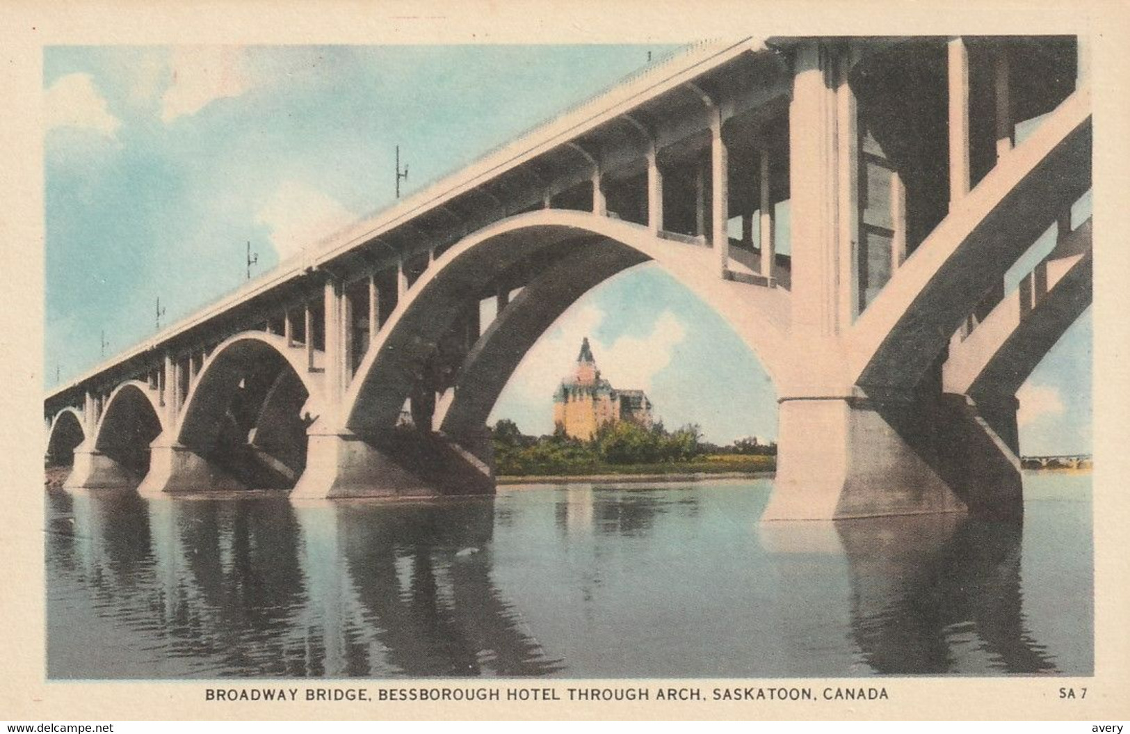 Broadway Bridge, Bessborough Hotel Through Arch, Saskatoon, Canada - Saskatoon