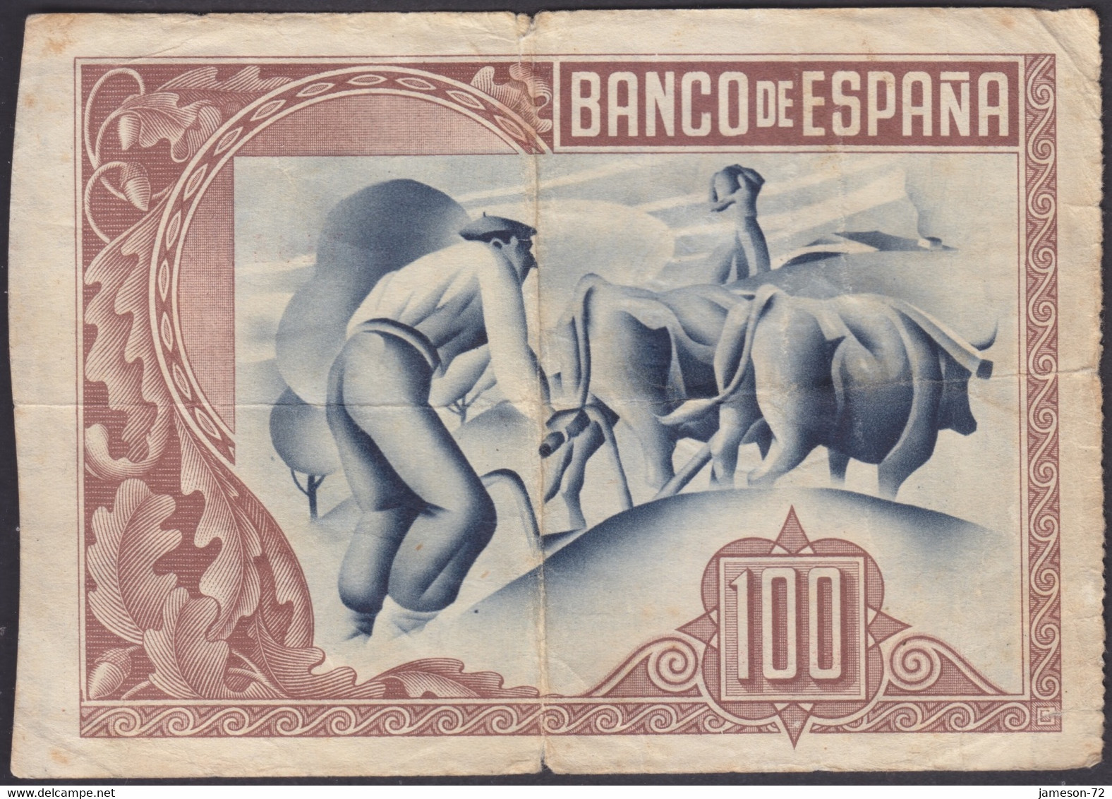 SPAIN - 100 Pesetas 1937 P# S565 Banco De España, Bilbao - Edelweiss Coins - 100 Peseten