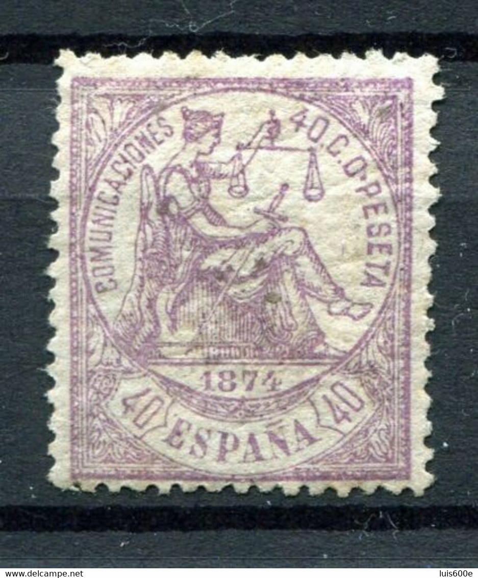 1874.ESPAÑA.EDIFIL 148*.NUEVO CON FIJASELLOS(MH).CERTIFICADO CMF.PRECIOSO.CATALOGO 650€ - Neufs