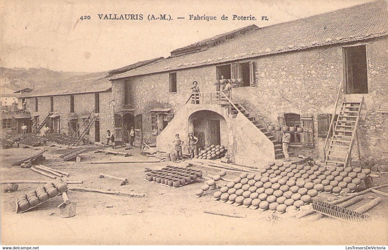 CPA France - 06 - VALLAURIS - Fabrique De Poterie - FL - Frédéric Laugier Nice - Vallauris