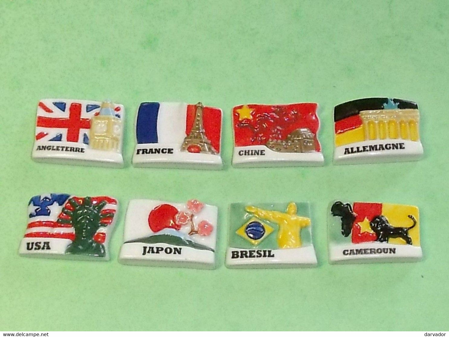 TC10 / Fève / Sèrie De Fèves Complète : Les Drapeaux Du Monde 2011 - Países