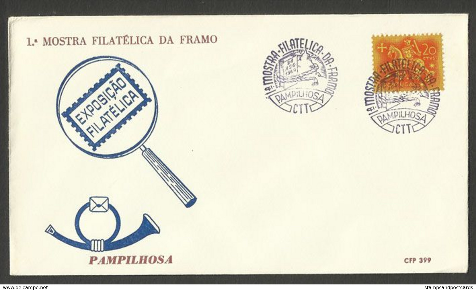 Portugal Cachet Commémoratif  Expo Philatelique Framo Pampilhosa 1969 Event Postmark Philatelic Expo - Postal Logo & Postmarks