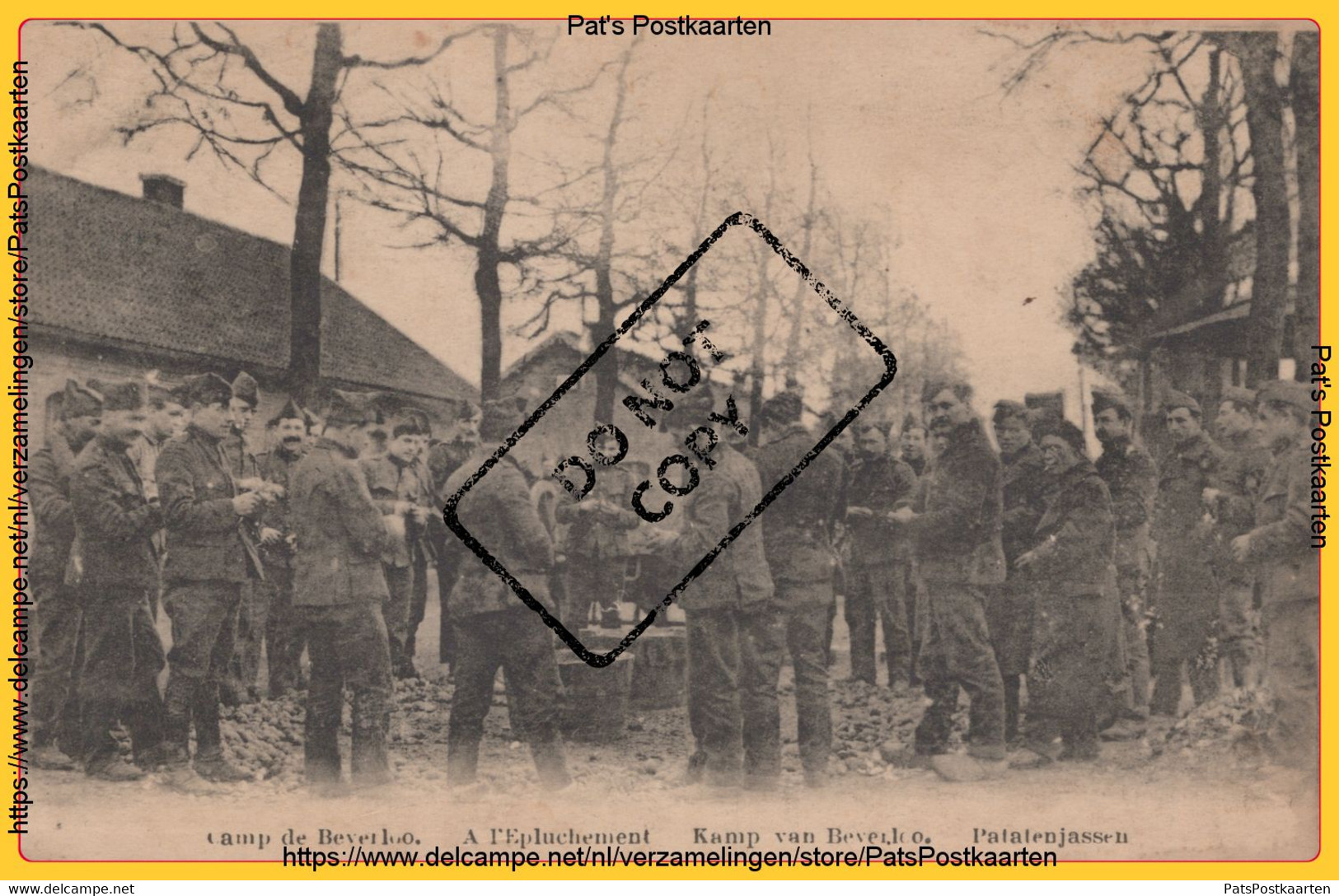 PP-0120 Camp De Beverloo - A L'Epluchement  Kamp Van Beverloo - Patatenjassen - Leopoldsburg (Kamp Van Beverloo)