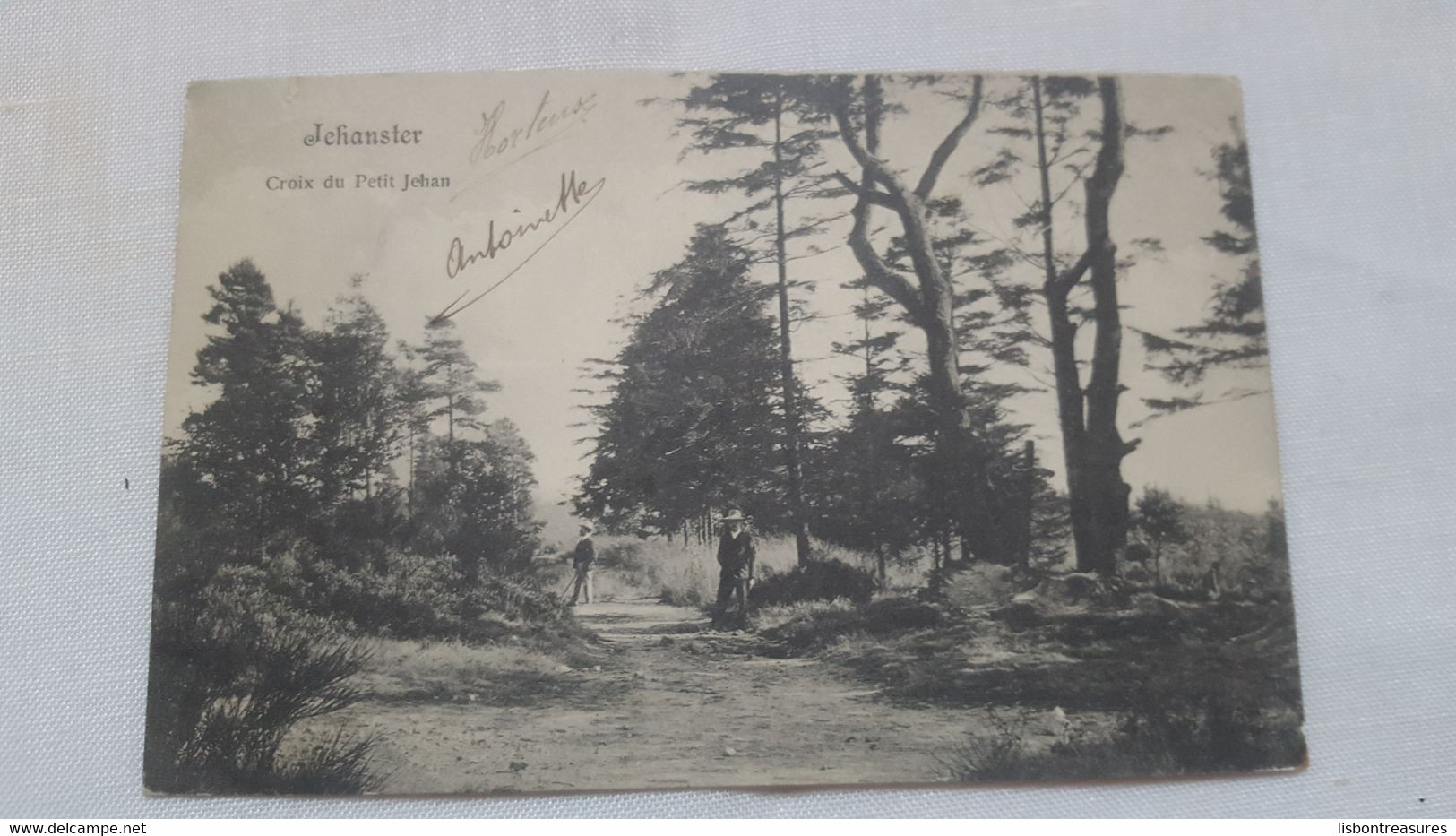 ANTIQUE POSTCARD BELGIUM JEHANSTER - CROIX DU PETIT JEHAN USED 1905 - Theux