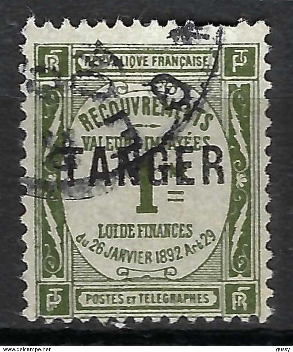 FRANCE Maroc Taxe Ca.1918:  Le Y&T 42, B Surch. Et Obl. CAD "Tanger" - Timbres-taxe