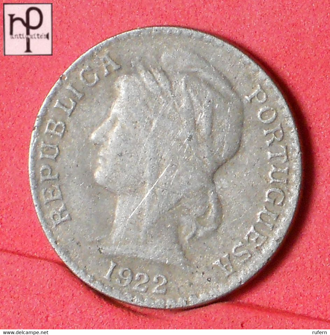 ANGOLA 50 CENTAVOS 1922 -    KM# 65 - (Nº52663) - Angola