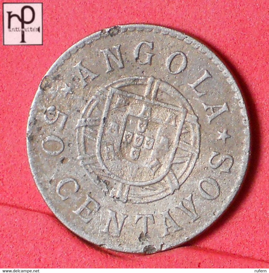 ANGOLA 50 CENTAVOS 1922 -    KM# 65 - (Nº52663) - Angola