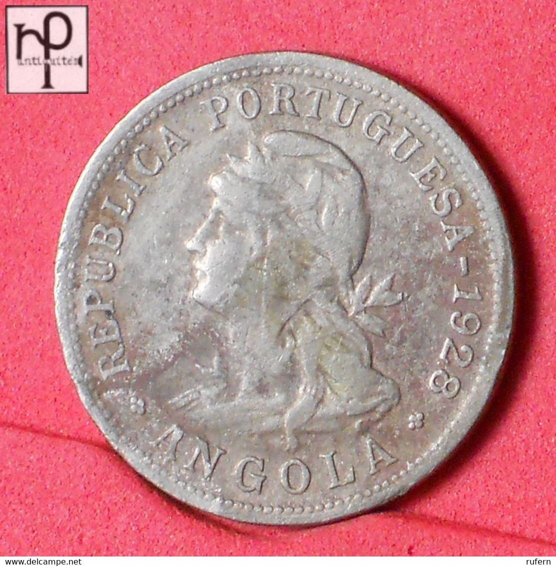 ANGOLA 50 CENTAVOS 1928 -    KM# 69 - (Nº52665) - Angola