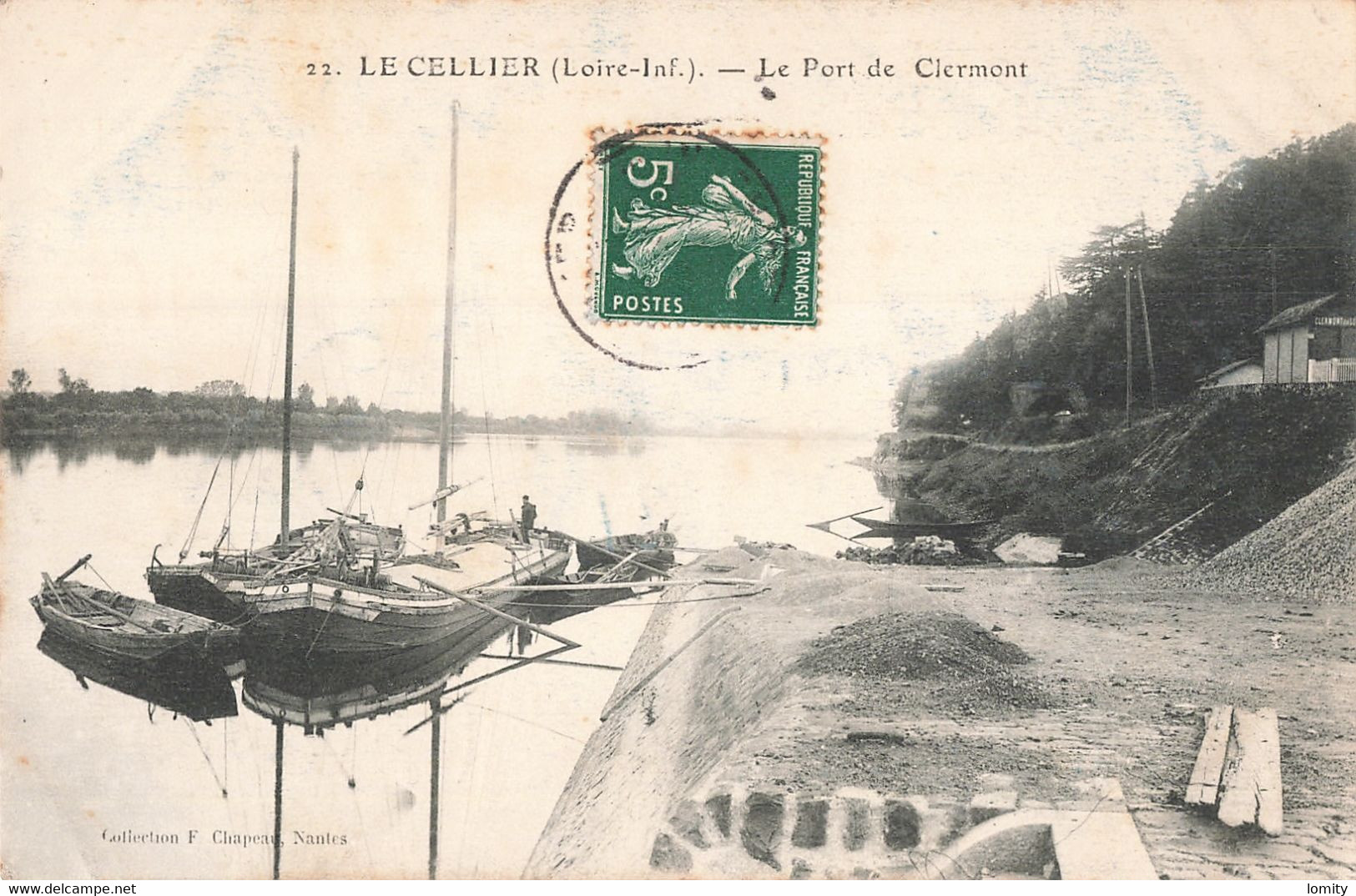 44 Le Cellier CPA Port De Clermont - Le Cellier