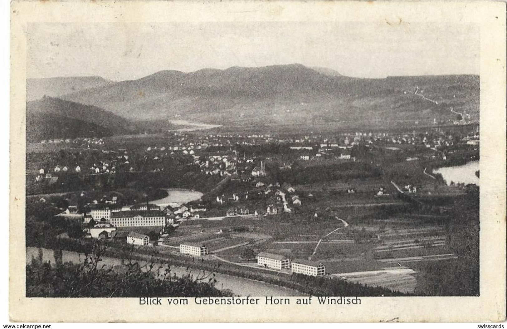 Blick Vom Gebenstorfer Horn Auf WINDISCH: Kantonales Sektionsturnen 1918 - Windisch