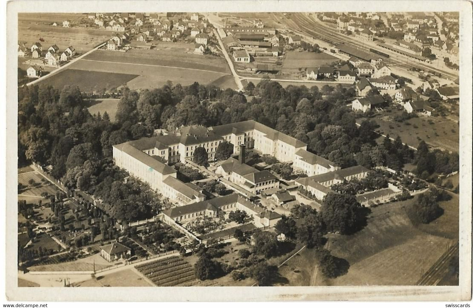 KÖNIGSFELDEN BRUGG: Flieger-AK Ad Astra ~1935 - Brugg