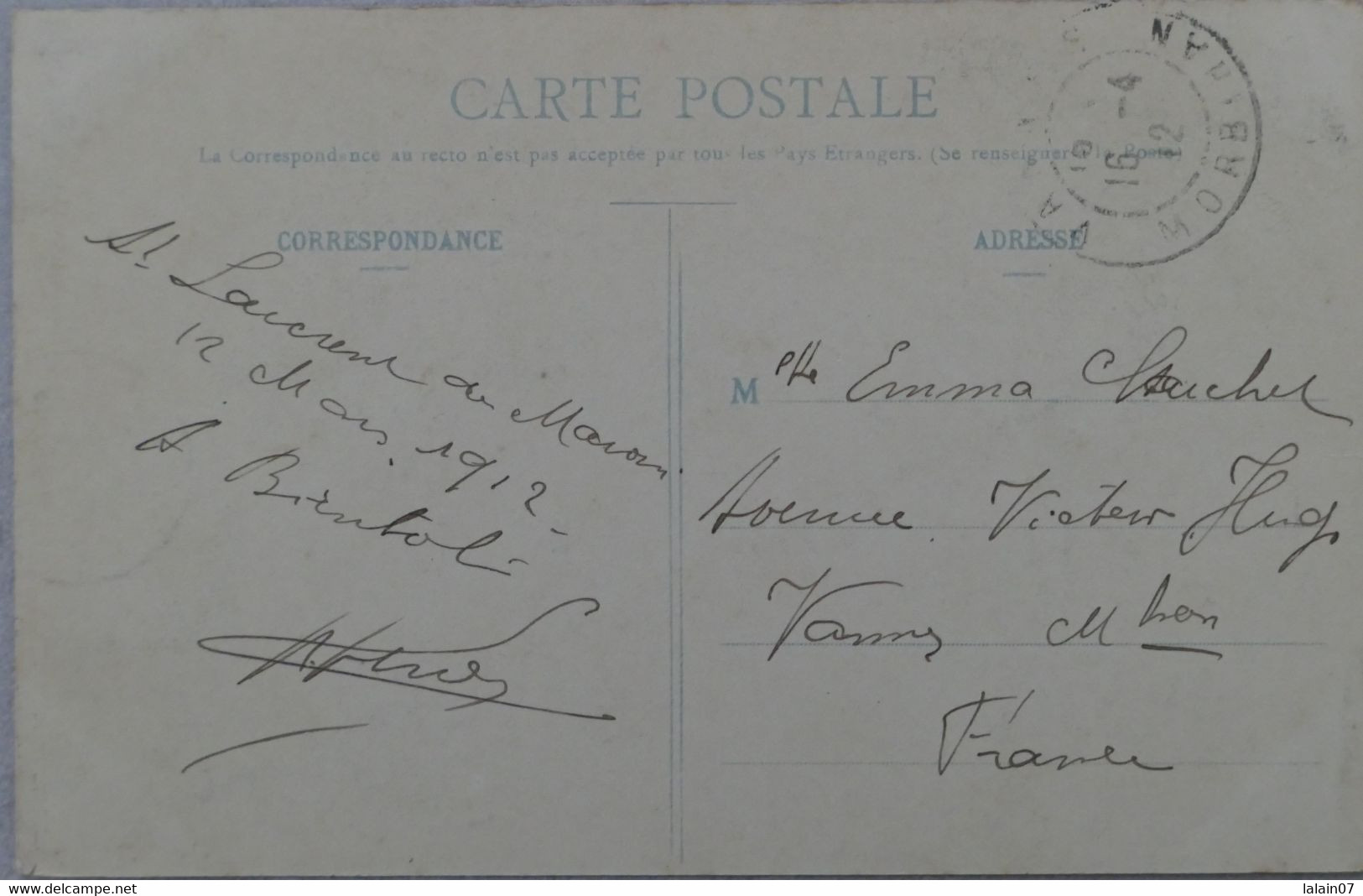 C. P. A. : GUYANE : SAINT-LAURENT DU MARONI : Laveuses à La Cuque, Timbre En 1912 - Saint Laurent Du Maroni