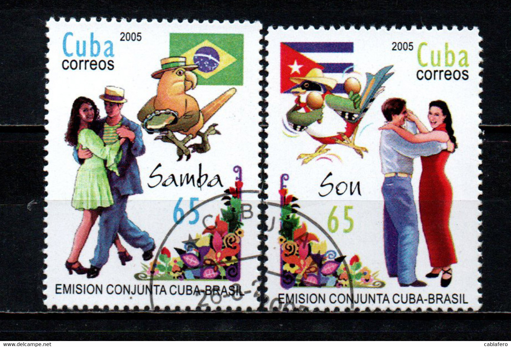 CUBA - 2005 - BALLI LATINO-AMERICANI - USATI - Usados