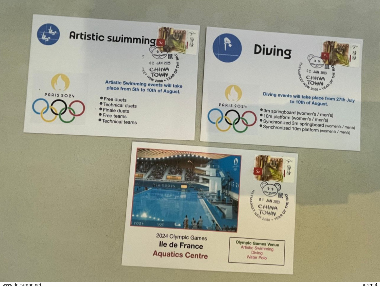 (4 N 3 A) Paris 2024 Olympic Games - Olympic Venues & Sport - Paris - Aquatic Centre (Swimming - Diving - Water Polo) 3 - Zomer 2024: Parijs