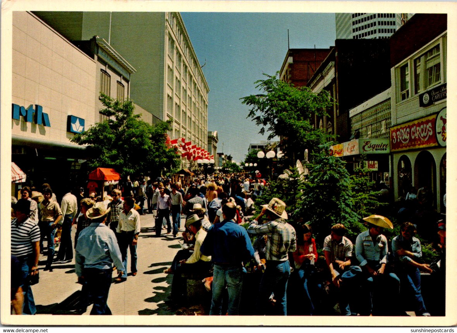 Canada Calgary Eigth Avenue Mall Shopping Area - Calgary