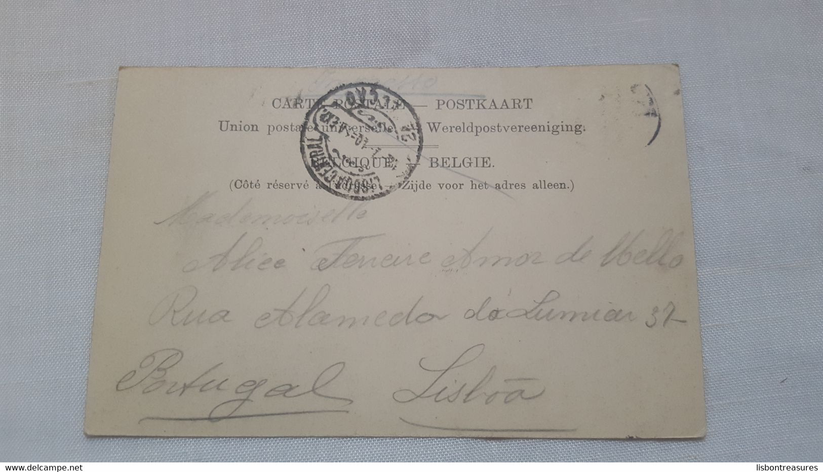 ANTIQUE POSTCARD BELGIUM DOLHAIN - LE PONT DE HERCULE ET LE MARCHE USED 1905 - Limbourg