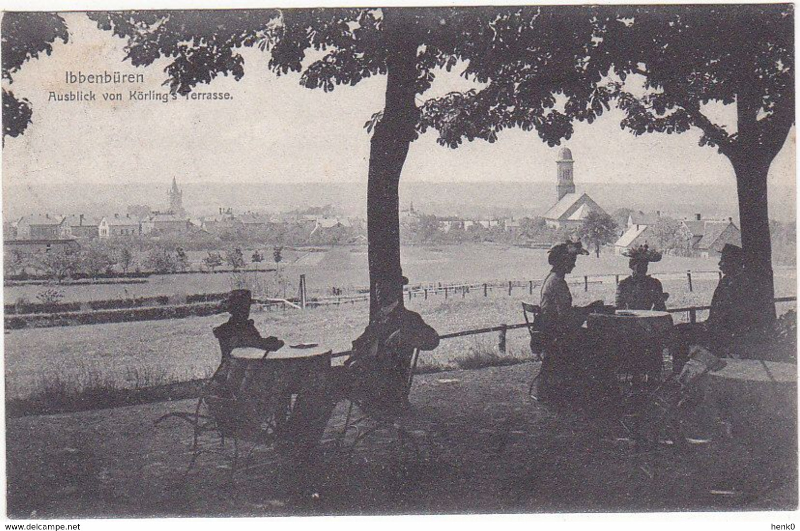 Ibbenbüren Ausblick Von Körling's Terrasse AK KH914 - Ibbenbüren