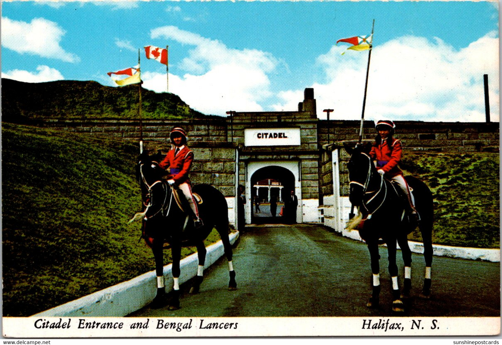 Canada Halifax Citadel Entrance And Bengal Lancers - Halifax