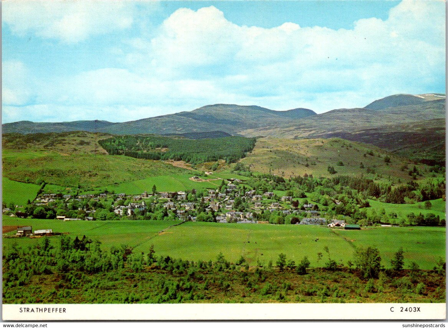 Scotland Strathpepper Panoramic View - Ross & Cromarty