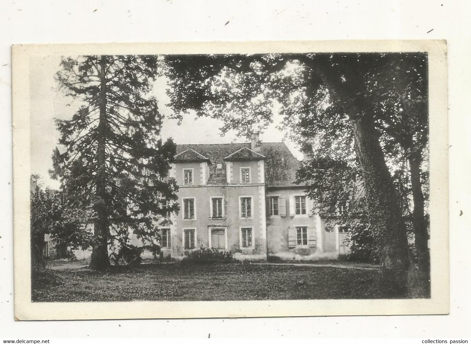 JC, Cp, 35, SAINT COULOMB,  Château De La FOSSE INGANT,  Voyagée 1947 ,  Ed. Mesny - Saint-Coulomb