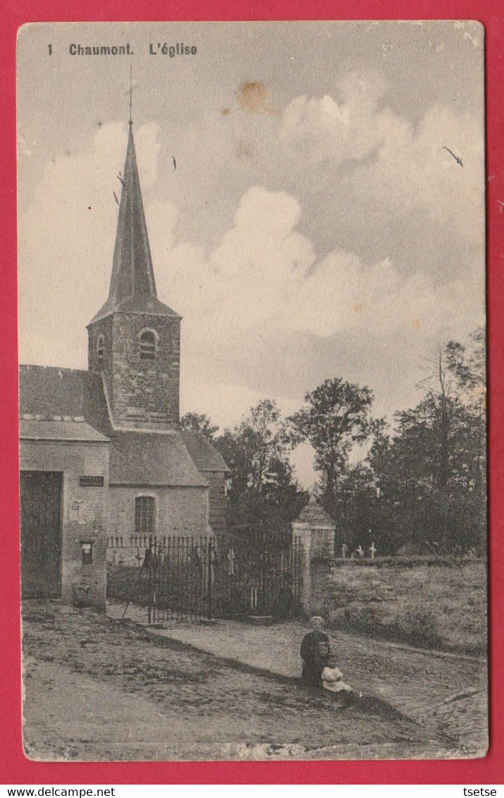 Chaumont - L'Eglise St Bavon ( Voir Verso ) - Chaumont-Gistoux