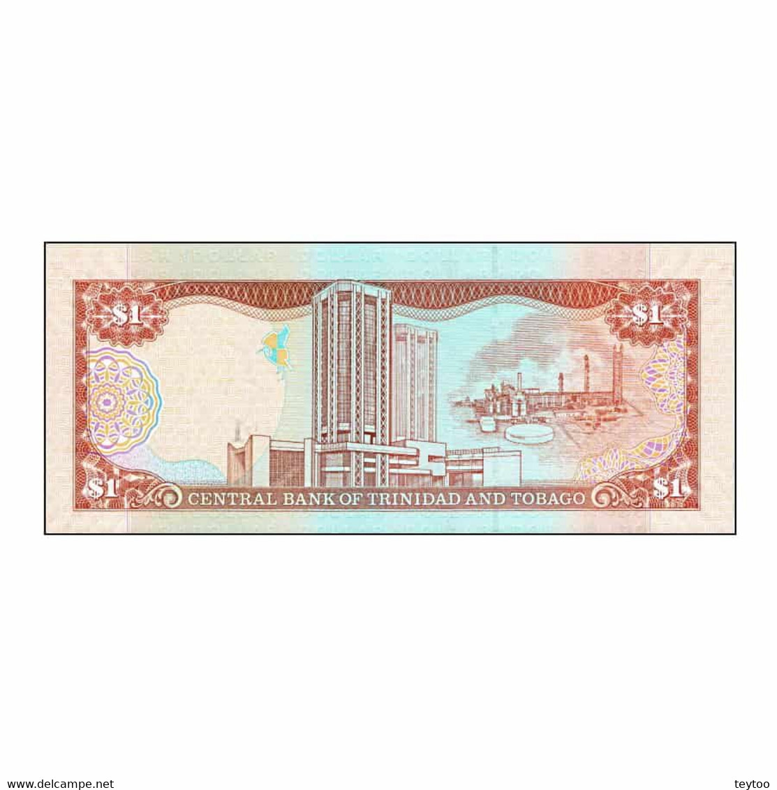 C1217.2# Trinidad Y Tobago 2016. 1 Dólar (UNC) - P#46Aa.2 - Trinité & Tobago