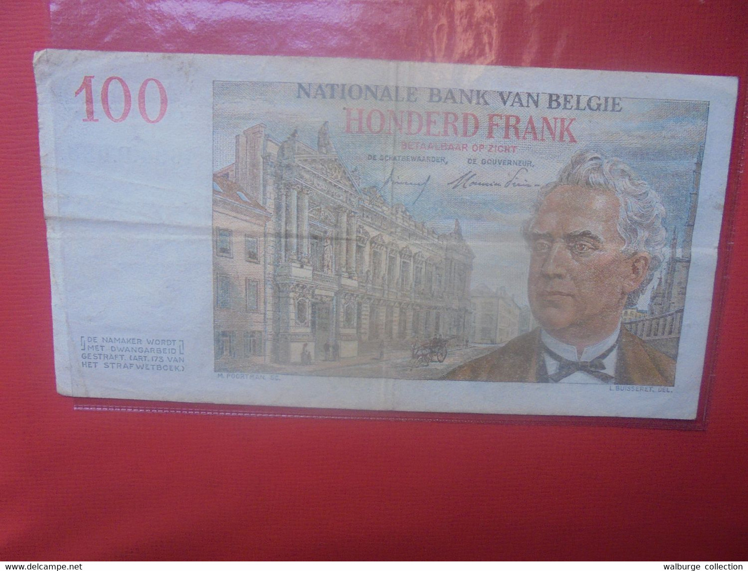 BELGIQUE 100 FRANCS 6-1-54 Circuler - 100 Francs