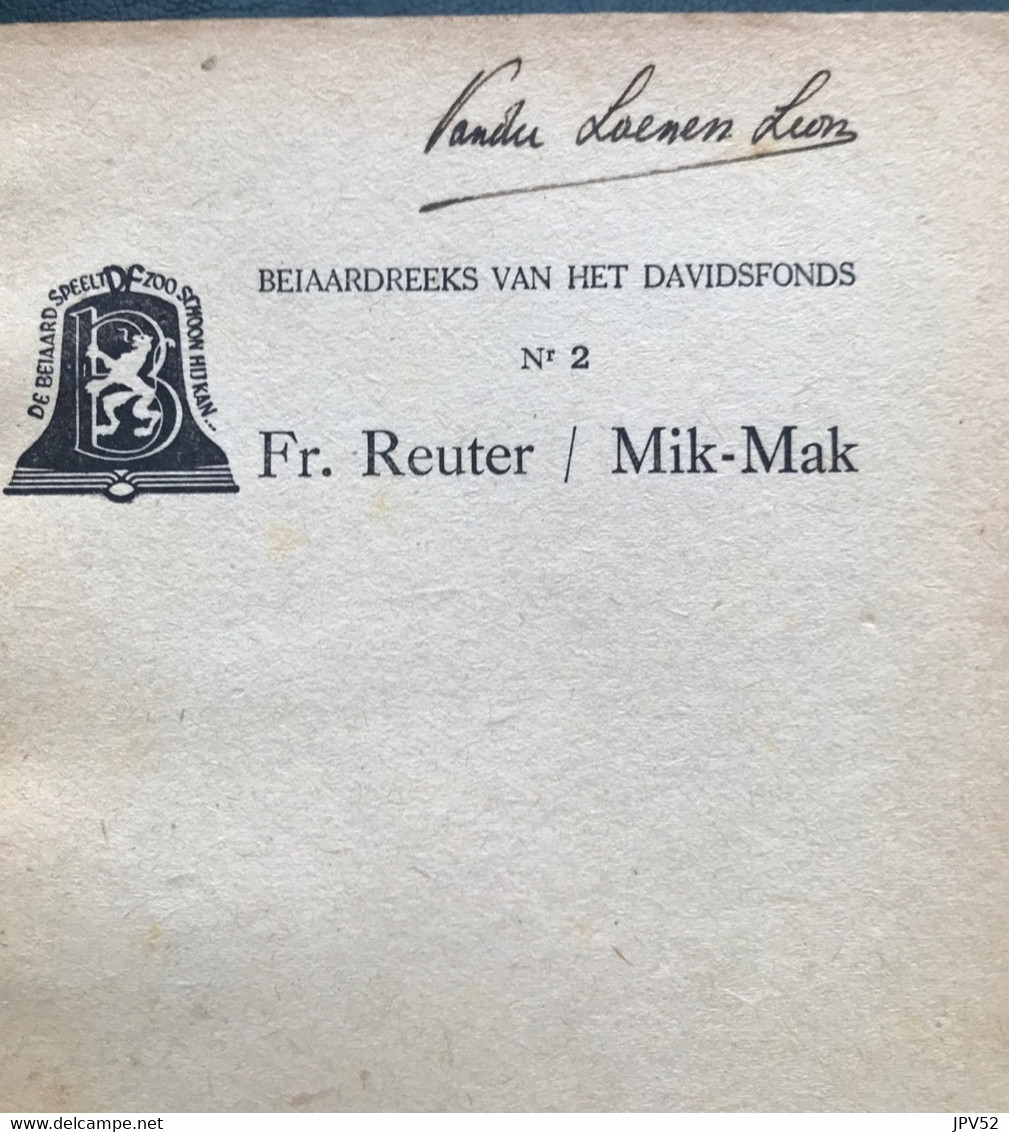(690) Mik-Mak - Frits Reuter - 1944 - 207 Blz. - Otros & Sin Clasificación