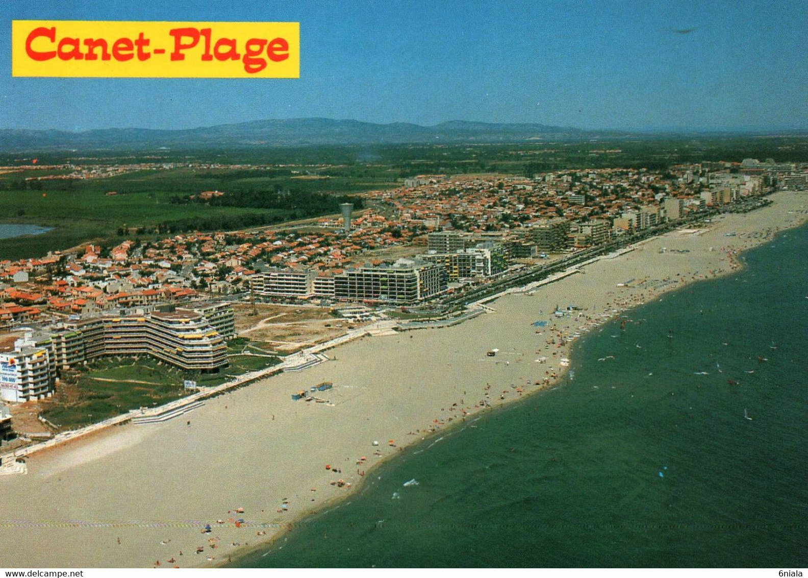 16699  CANET PLAGE   Roussillon Le Front De Mer       ( 2 Scans )  66 - Canet En Roussillon