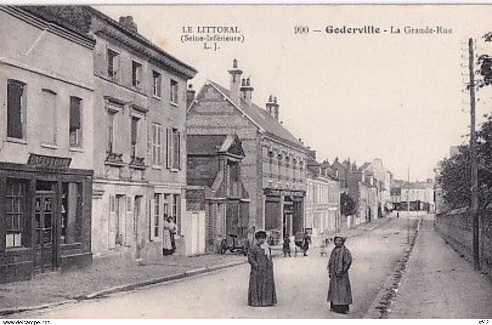 GODERVILLE                       LA GRANDE RUE              CAFE DE LA GARE - Goderville
