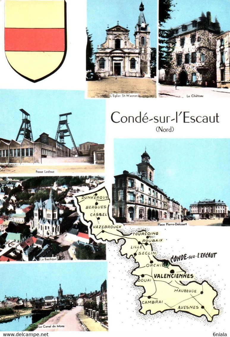 16687 CONDE Sur L ESCAUT ( 2 Scans ) 59 Nord - Conde Sur Escaut
