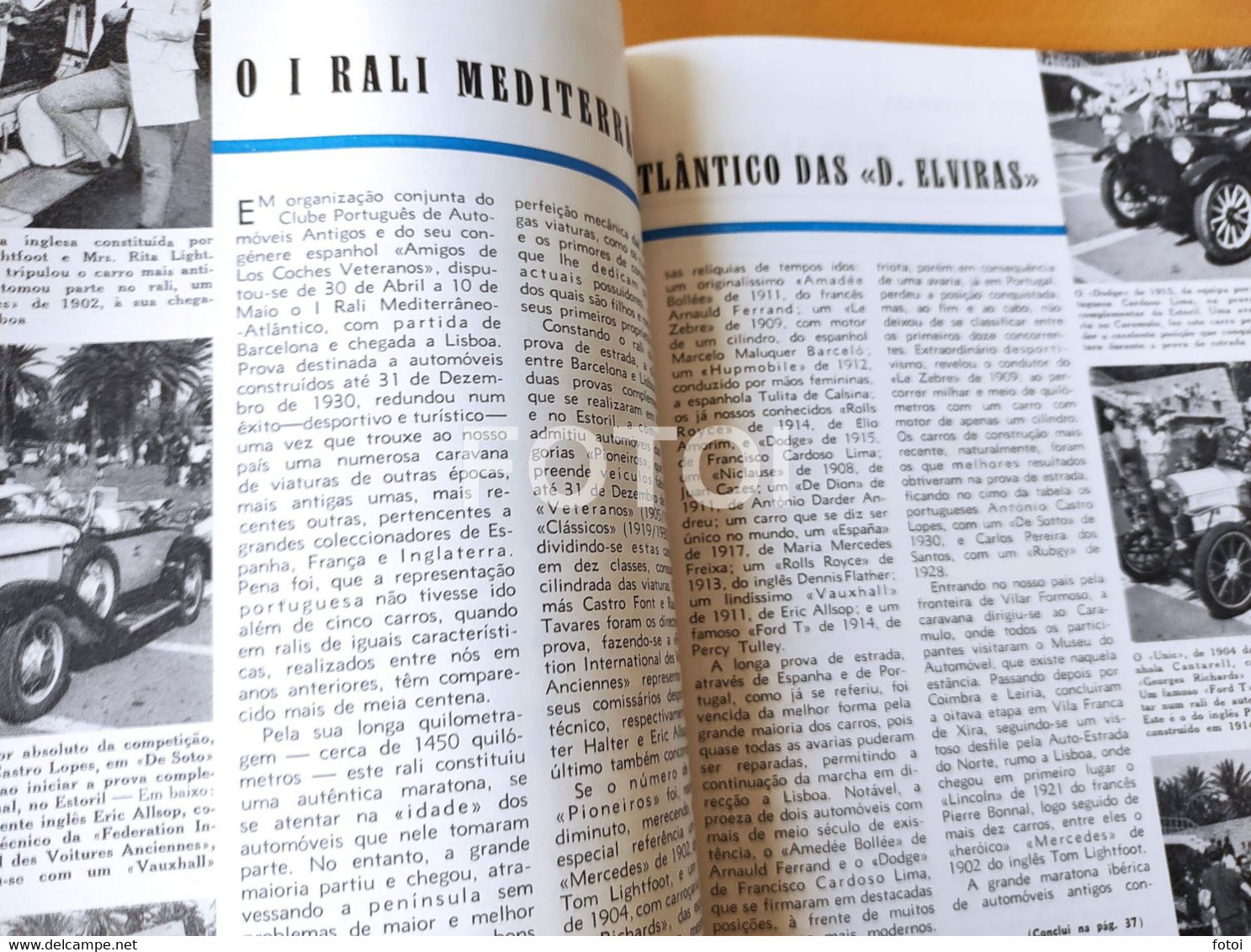 1969 GRANJA SINTRA MADEIRA LOTUS PORSCHE BMW 2002 JAGUAR ELEGANCIA LE MANS REVISTA  ACP AUTOMOVEL CLUB PORTUGAL - Zeitungen & Zeitschriften