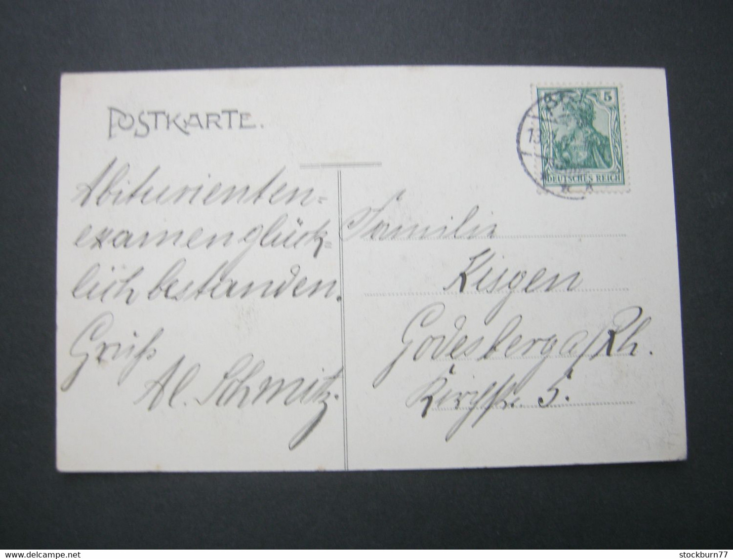 PRÜM , Abiturentia Prumiensis, 1908 , Seltene Ansichtskarte Mit Marke + Stempel - Prüm
