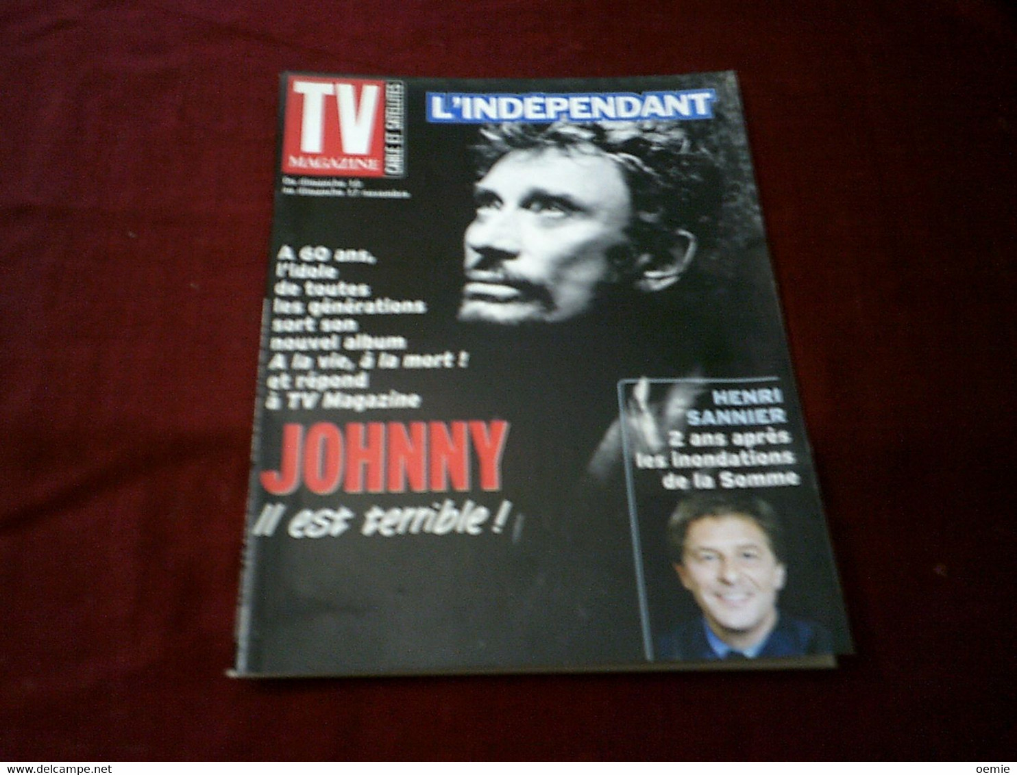 TV MAGAZINE   NOVEMBRE 2012  JOHNNY HALLYDAY    60 ANS - Muziek