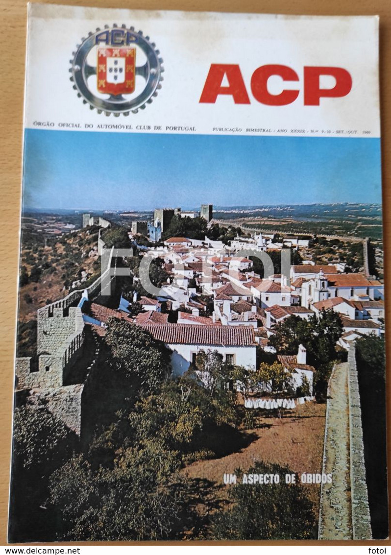 1969 OBIDOS RALLYE TAP CIRCUITO VILA DO CONDE GIANNINI  REVISTA  ACP AUTOMOVEL CLUB PORTUGAL - Revues & Journaux
